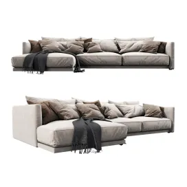 Poliform bristol chaise lounge